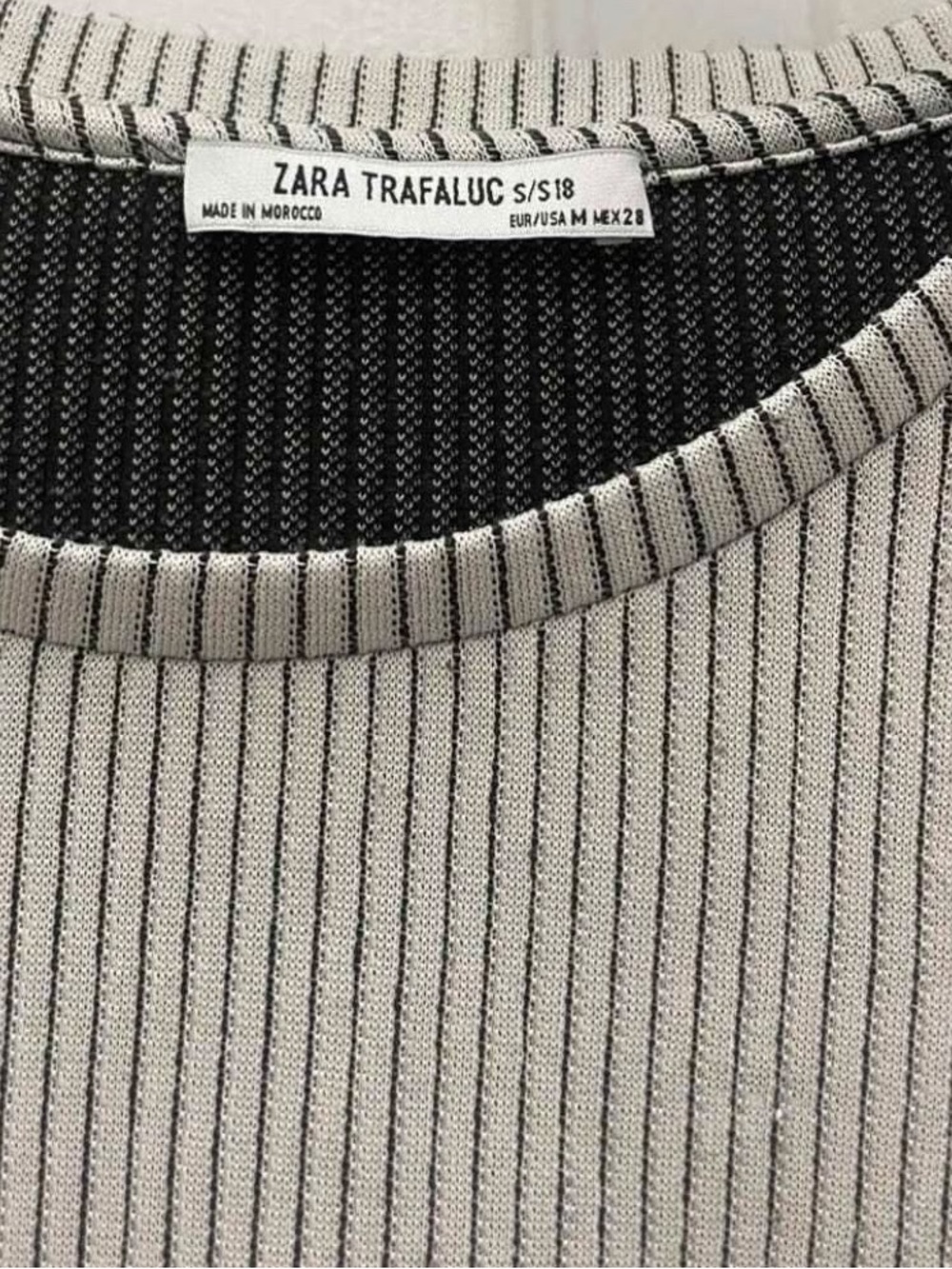 Zara Gray Ribbed Top & Short Set - Picture 10 of 13